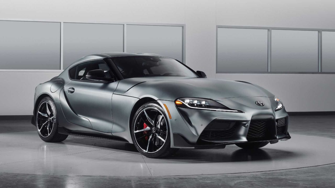 Toyota Supra (2019) grise avant