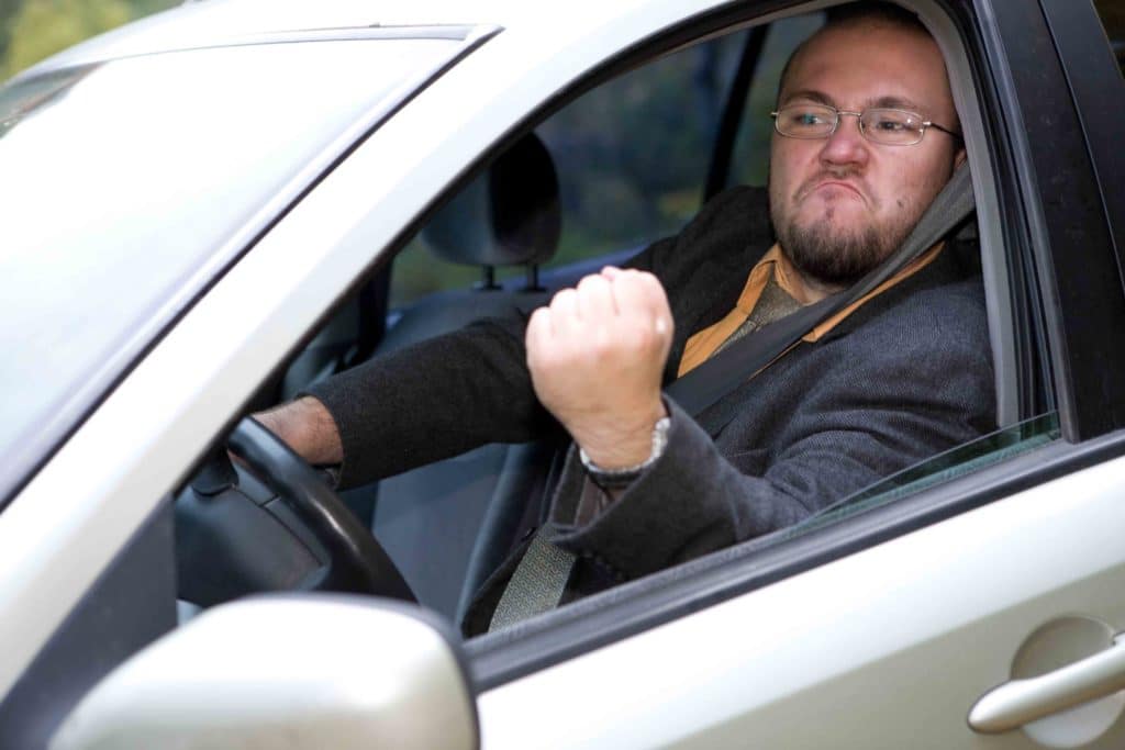 Conducteur énervé