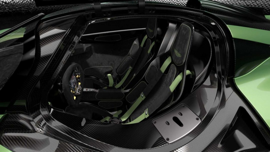 Intérieur Aston Martin Valkyrie pack AMR Track Performance