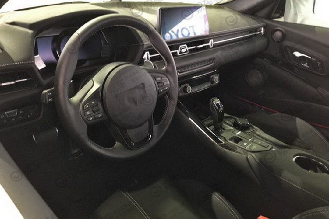 Intérieur de la nouvelle Toyota Supra (A90)