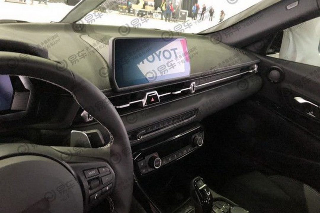 Intérieur de la nouvelle Toyota Supra (A90)