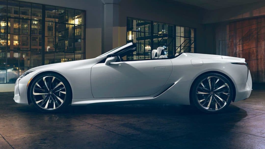 Lexus LC Cabriolet concept de profil