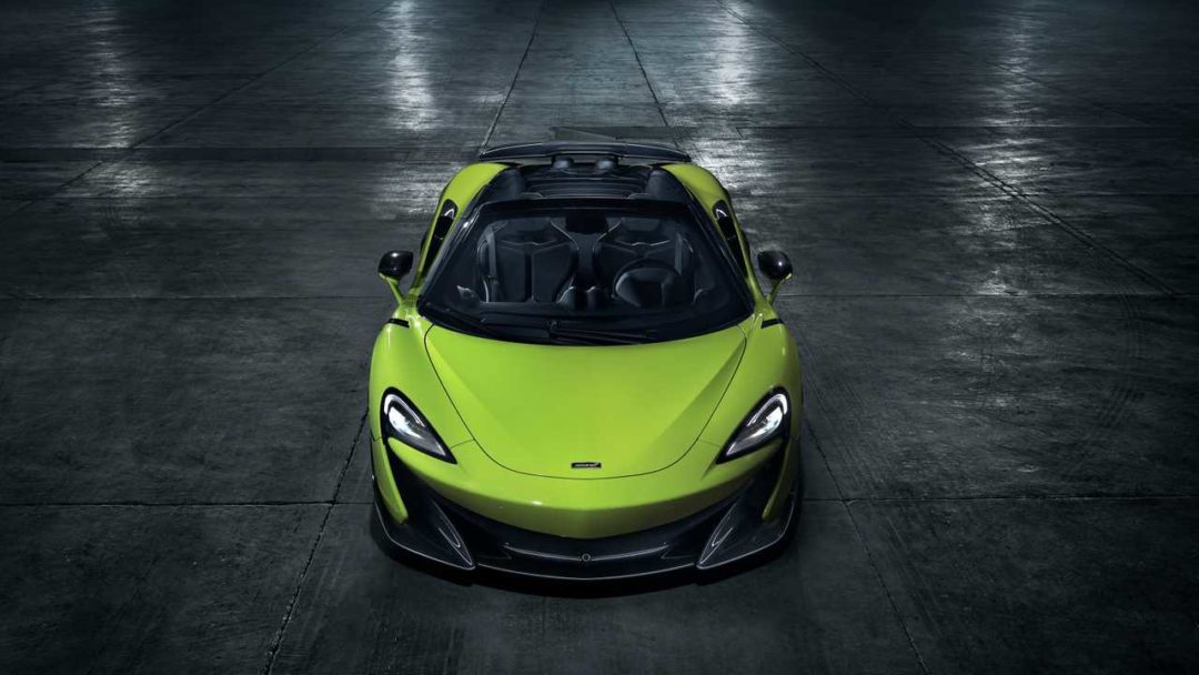 McLaren 600LT Spider (2019) face avant