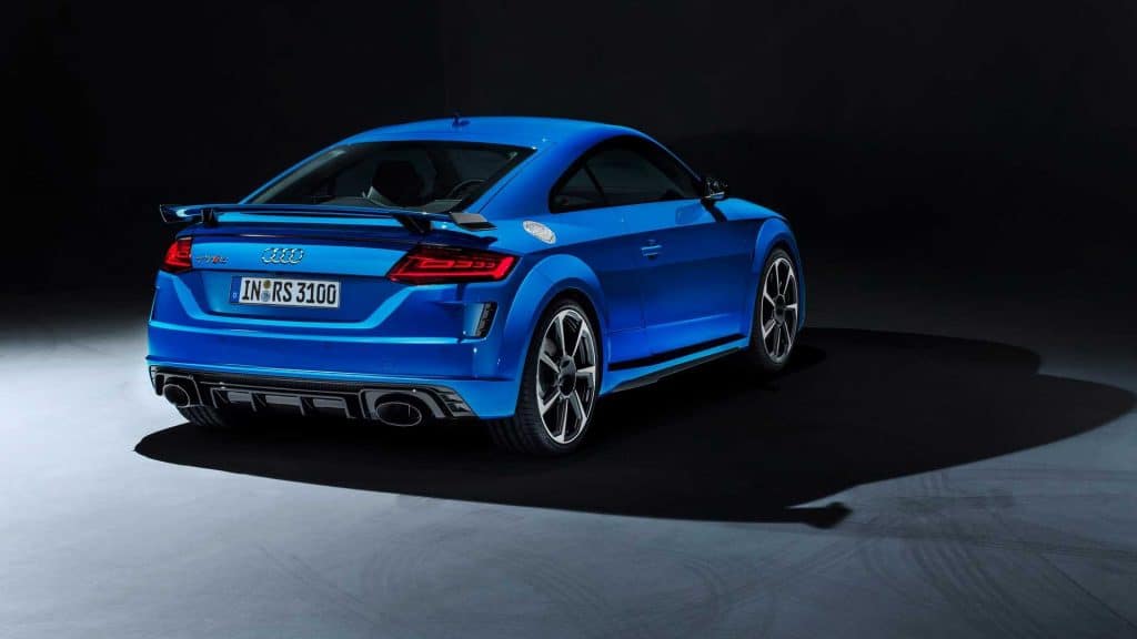 Nouvelle Audi TT RS restylée (2019) - 3/4 arrière