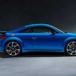 Nouvelle Audi TT RS restylée (2019) de profil