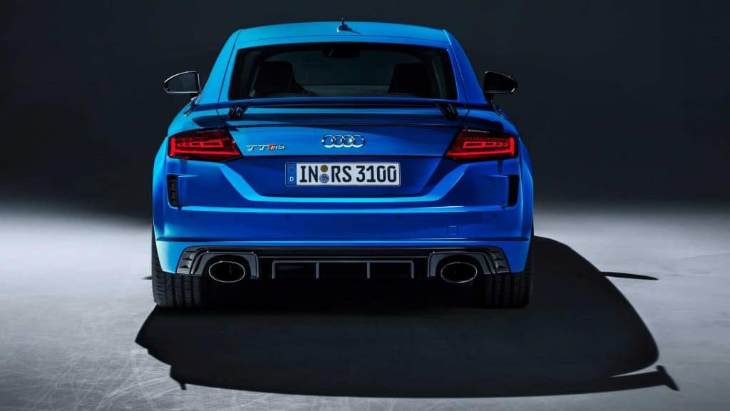 Nouvelle Audi TT RS restylée (2019) - vue arrière