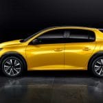 Peugeot 208 (2019) de profil