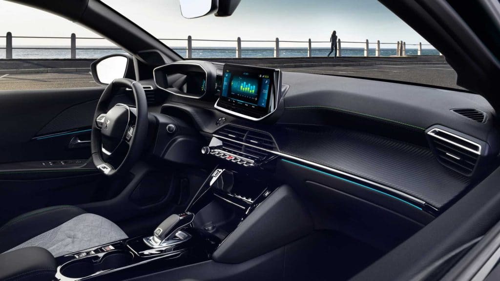 Intérieur Peugeot e-208 (2019)