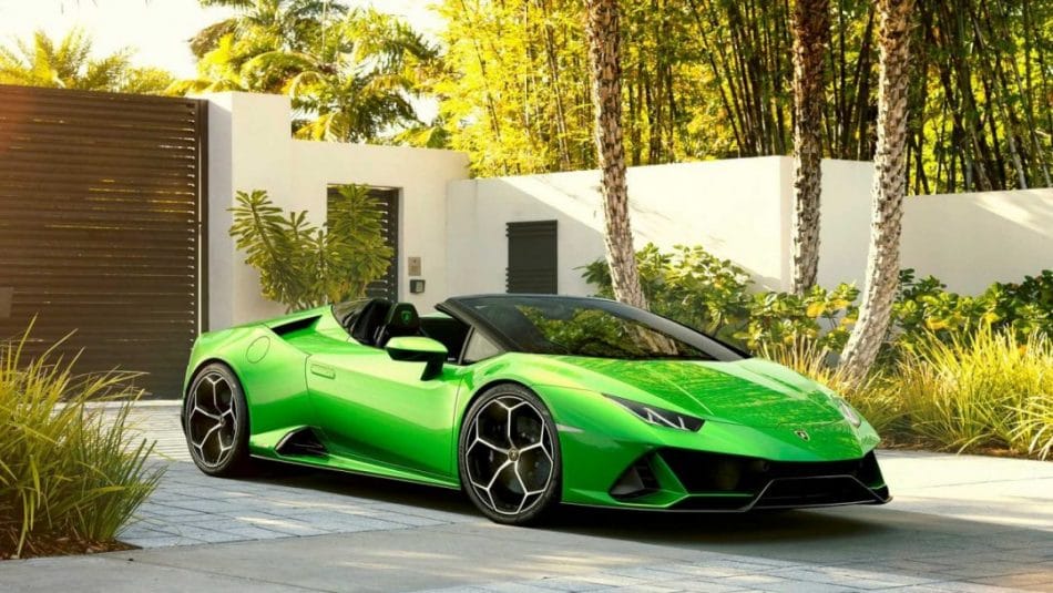 Fonds d'écran auto : Lamborghini Hurucan Evo Spyder (2019)