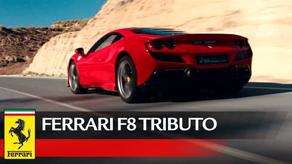 Vidéo Ferrari F8 tributo