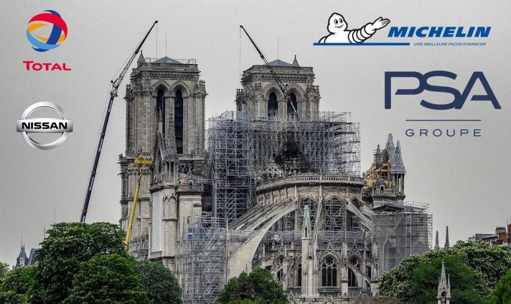 Donations pour Notre-Dame de Paris, version automobile