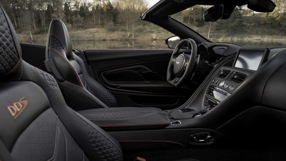 Intérieur de Aston Martin DBS Superleggera Volante