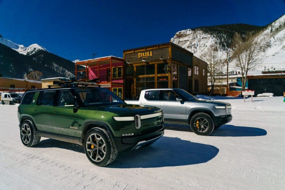 Rivian R1T (pick-up) et Rivian R1S (SUV 7 places)