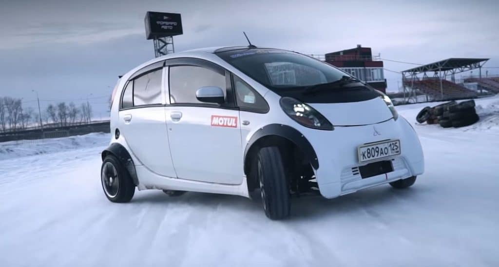 Mitsubishi i-Miev drift