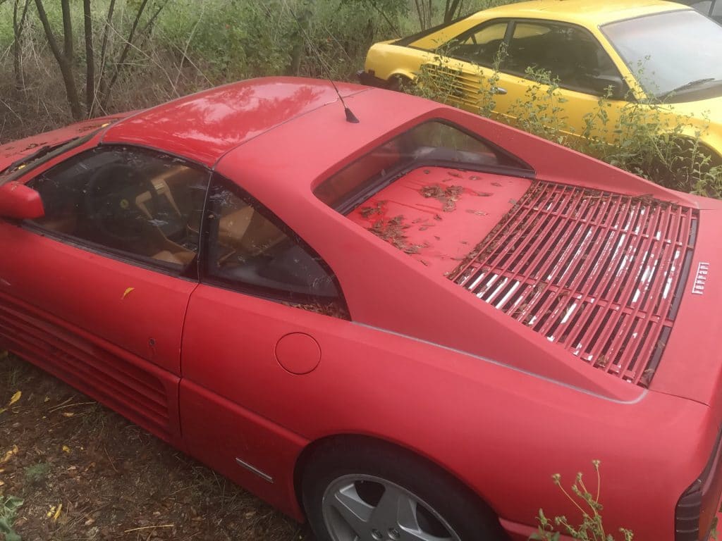 11 Ferrari abandonnées