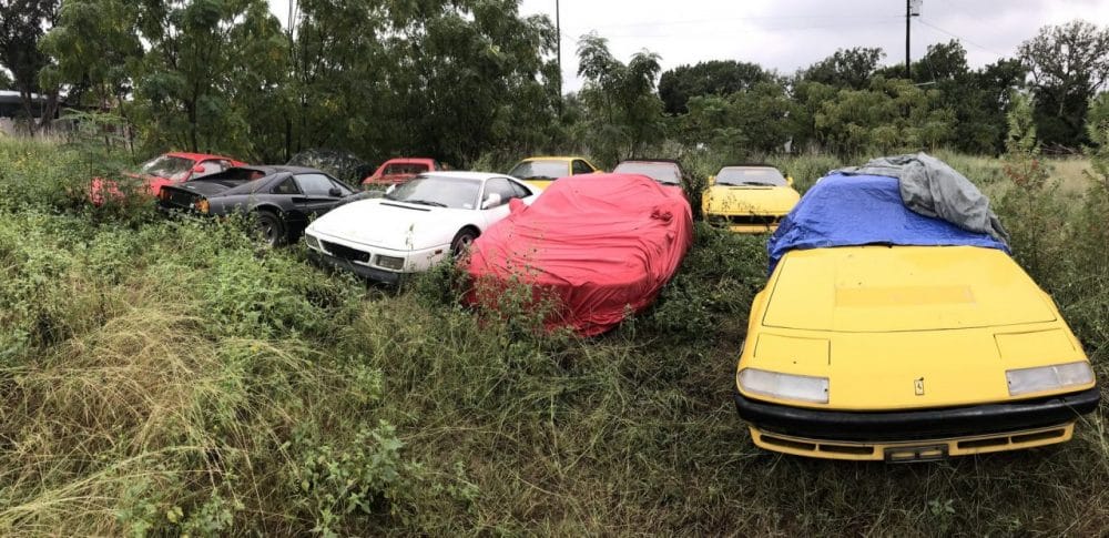 11 Ferrari abandonnées depuis 2008