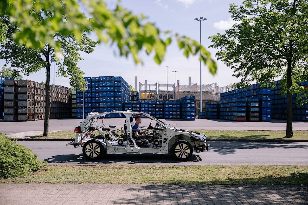Volkswagen e-Golf sans carrosserie