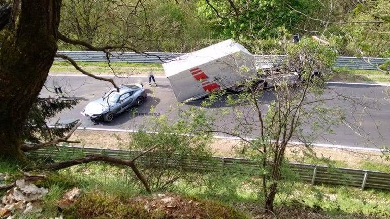 Crash de la Toyota Supra sur le Nürburgring