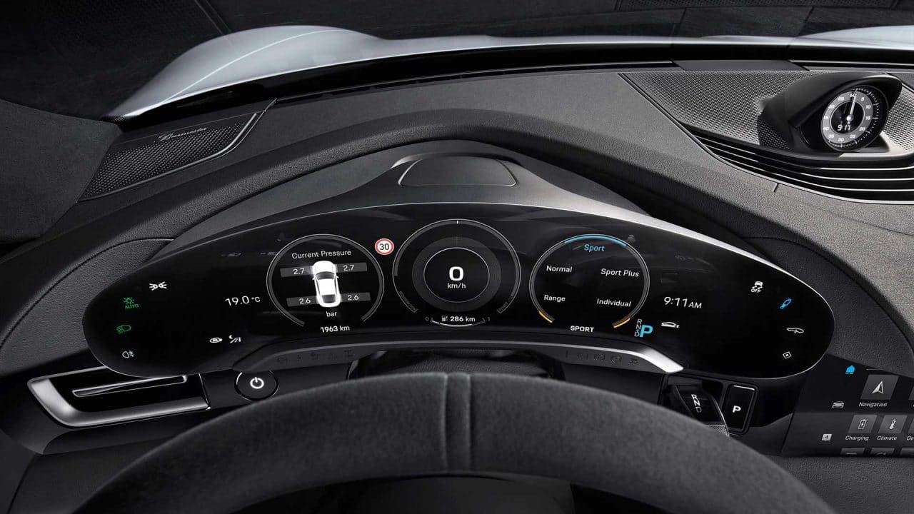 Porsche Taycan intérieur