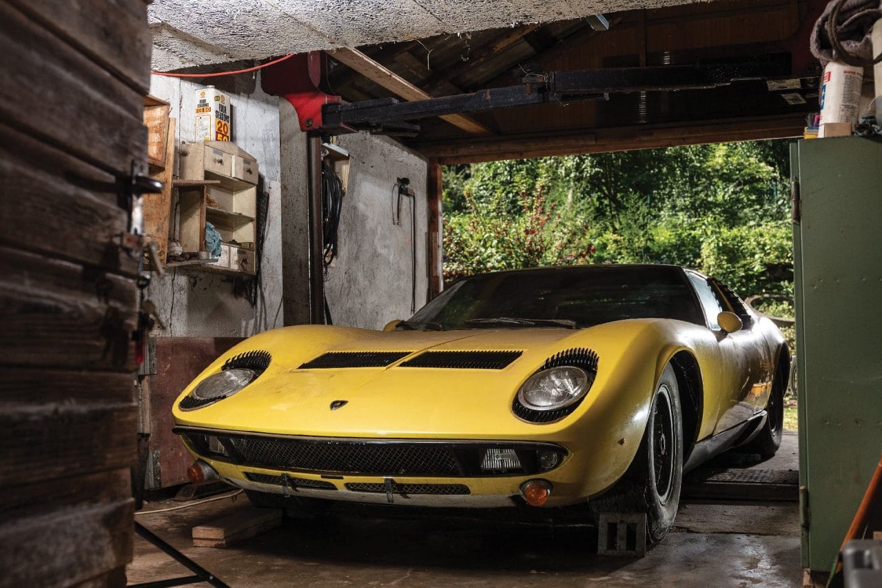 Lamborghini Miura P400 S retrouvée en Allemagne