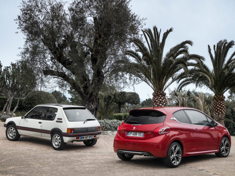 Peugeot 205 et 208 GTi