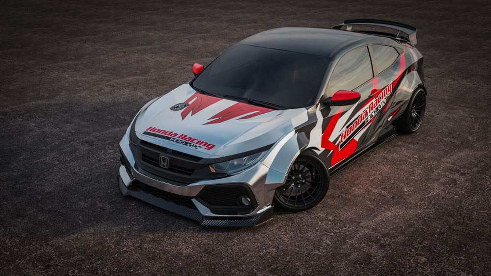 Honda Civic Si drift pour SEMA 2019