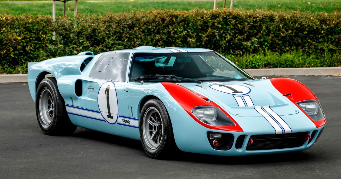 La Ford GT40 (réplique) utilisée dans le film Le Mans 66 est à vendre aux enchères