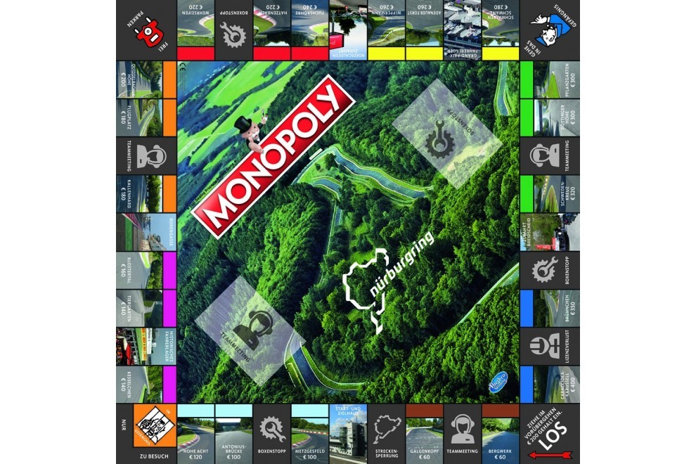 Plateau de jeu Monopoly Nürburgring