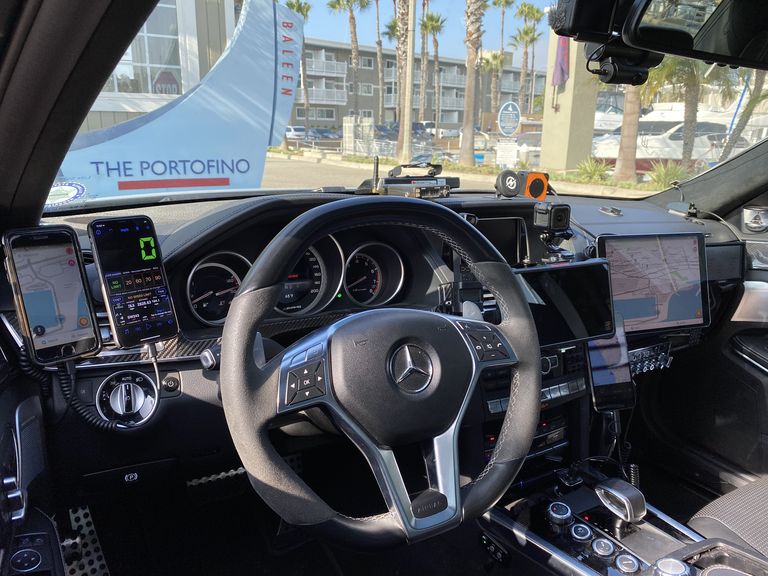 Intérieur Mercedes E63 AMG Record Cannonball 11/2019