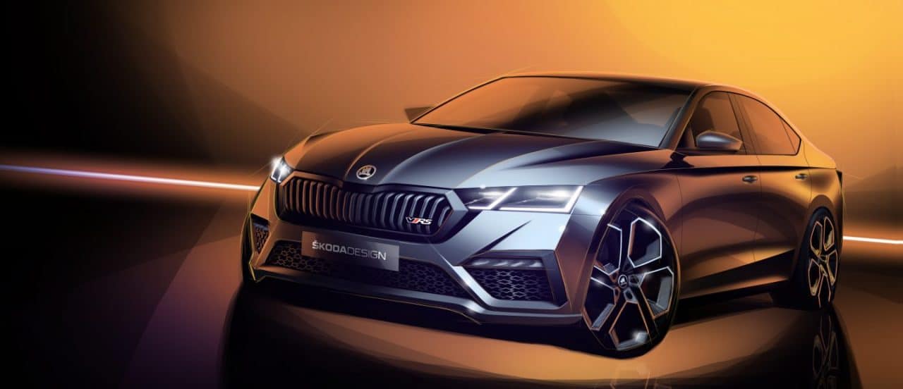 Skoda Octavia RS teaser 2020