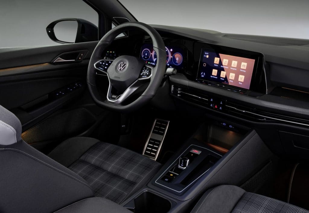 Intérieur de la Volkswagen Golf 8 GTD