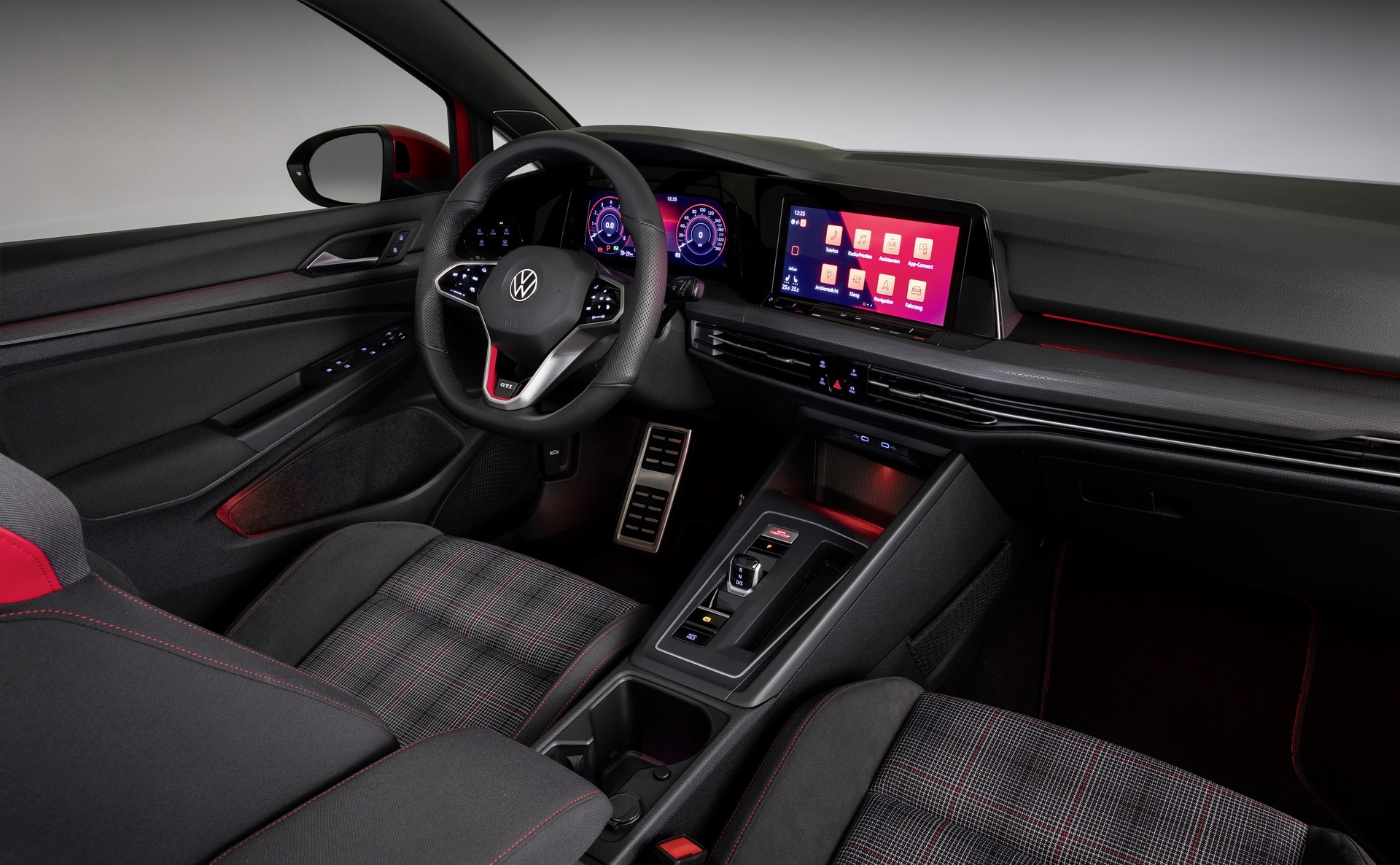 Intérieur de la Volkswagen Golf 8 GTI