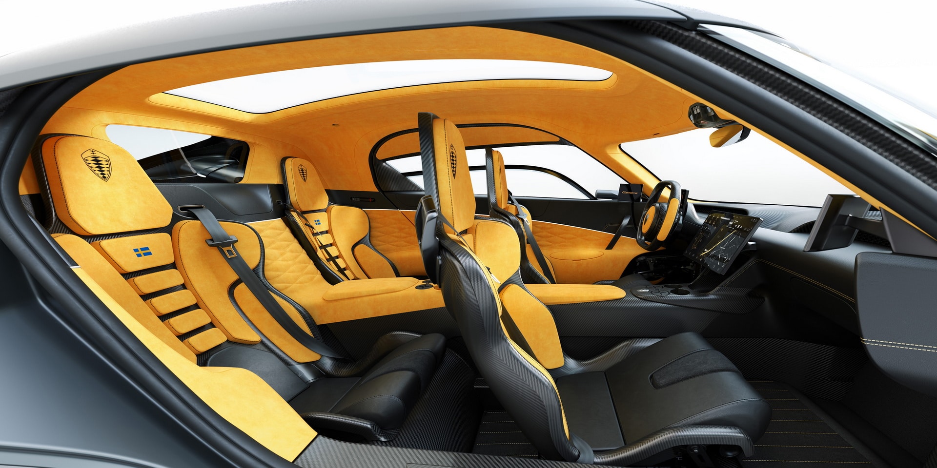 Intérieur de la Koenigsegg Gemera (2020)