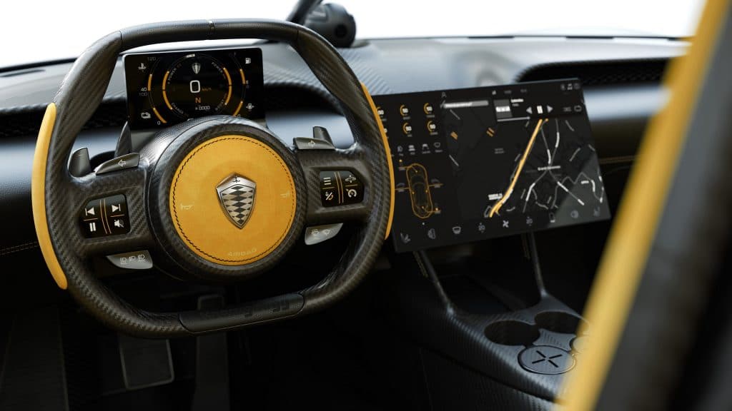 Intérieur Koenigsegg Gemera (2020)