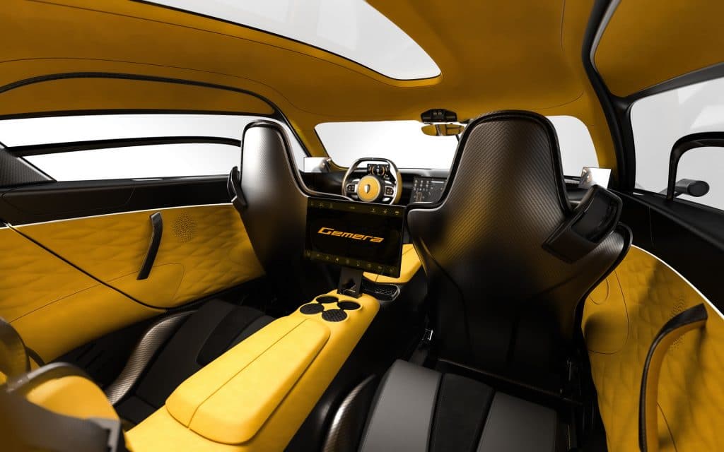 Intérieur Koenigsegg Gemera (2020)