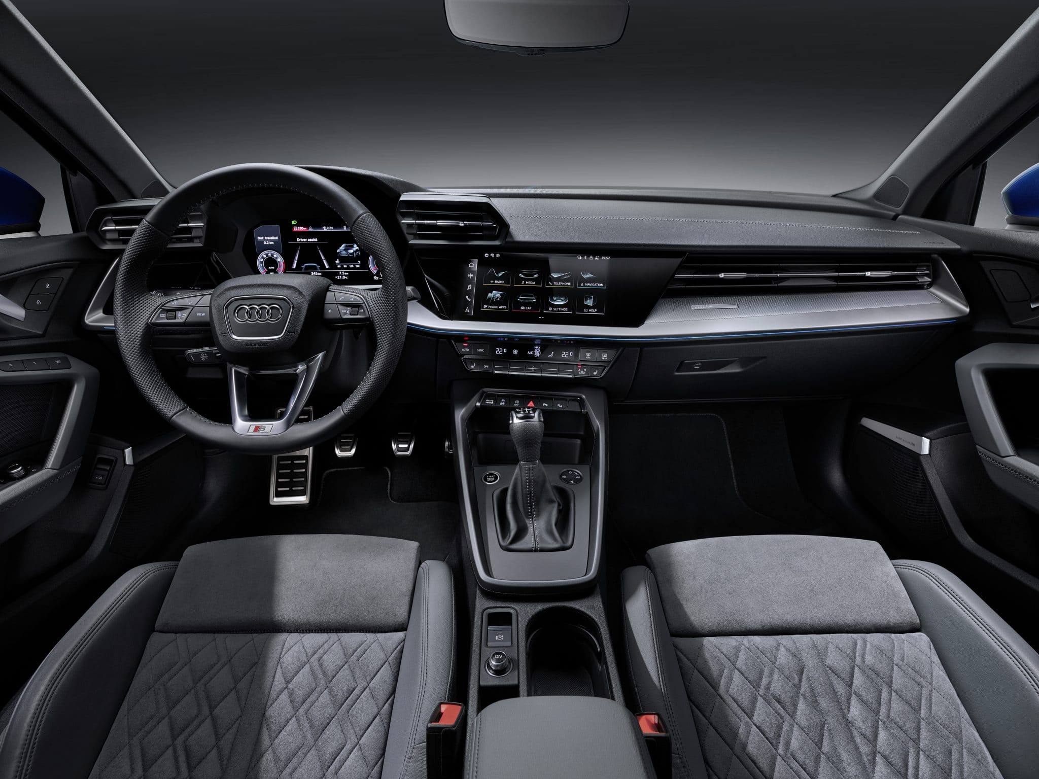 Intérieur de la Nouvelle Audi A3 (2020)