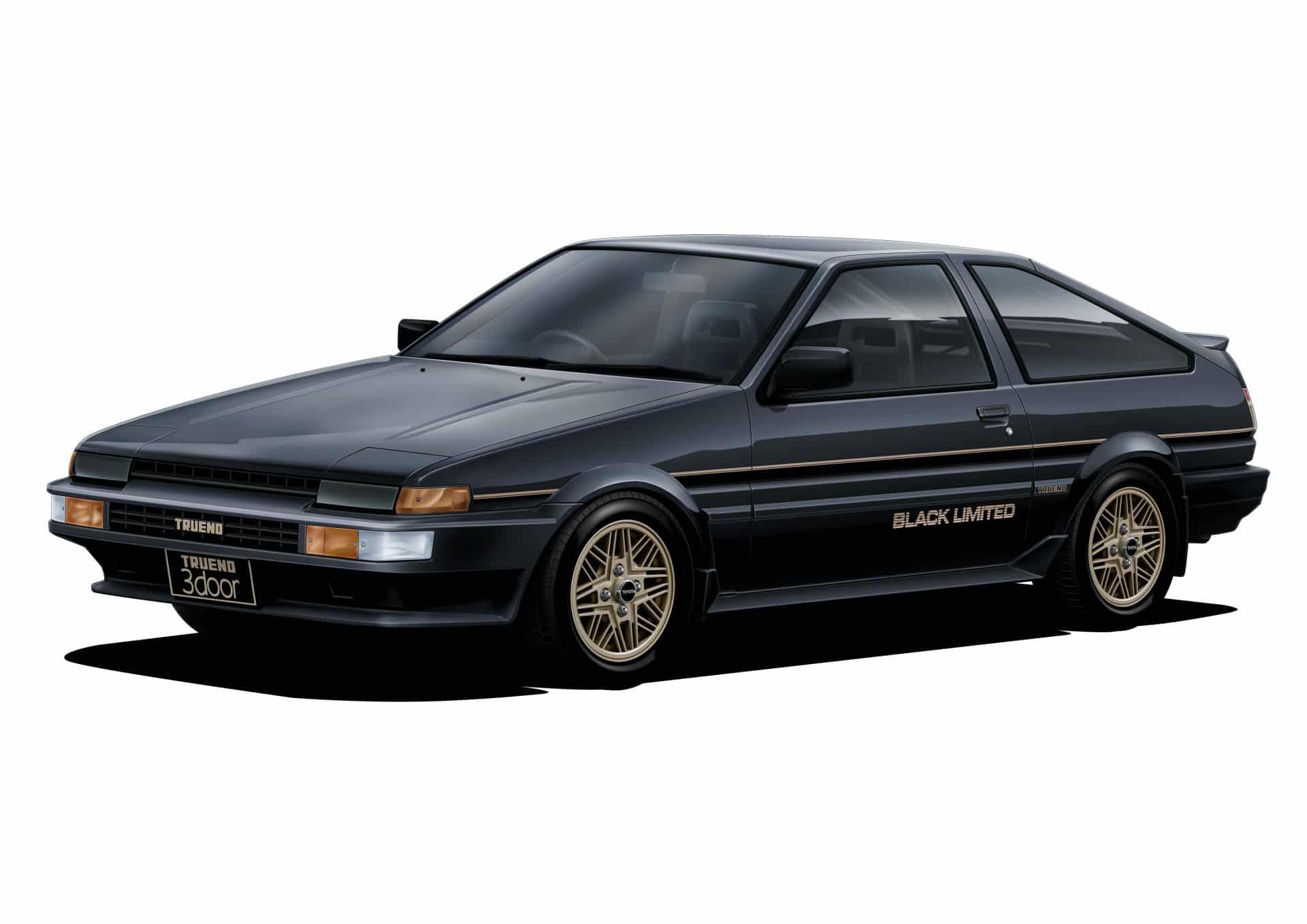 Toyota AE86 Sprinter Trueno GT Apex Black Limited