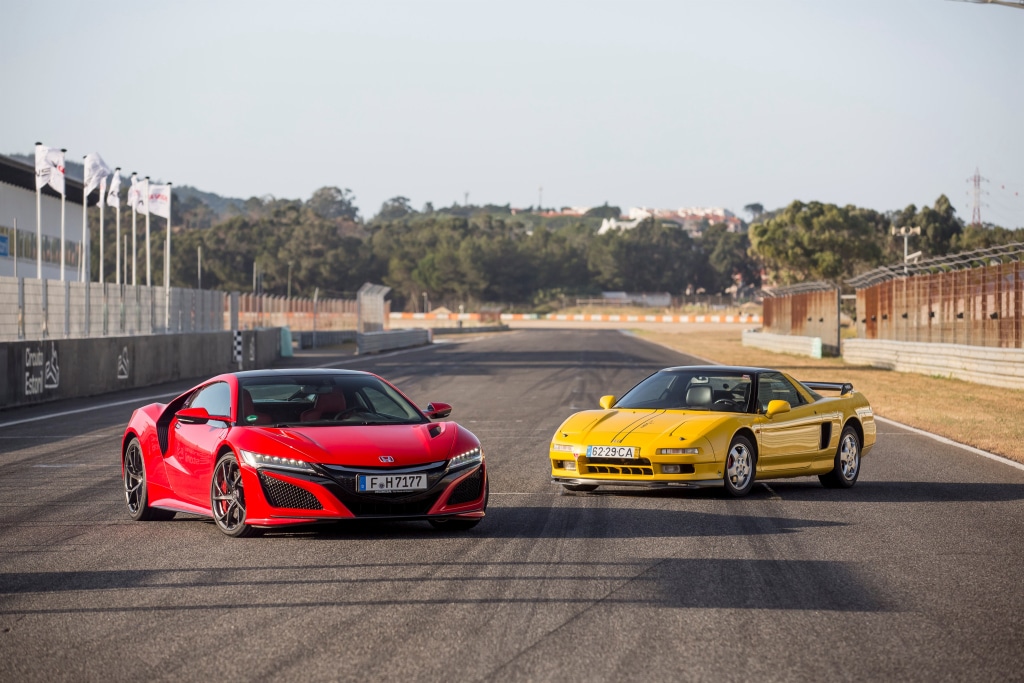 NSX mk1 (1990) et mk2 (2015)