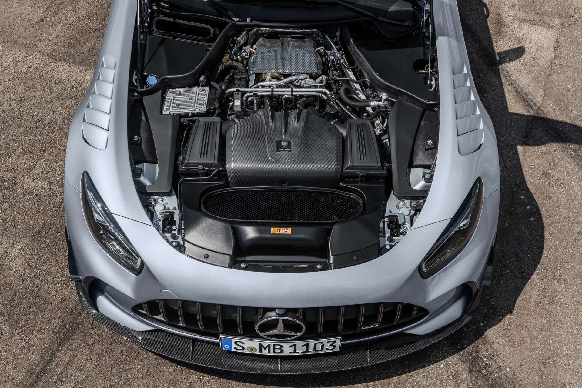 Moteur V8 biturbo Mercedes-AMG GT Black Series (2020)