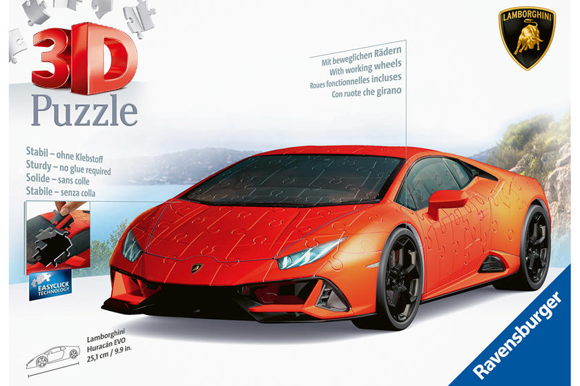 Puzzle 3D Lamborghini Huracan Evo (Ravensburger)