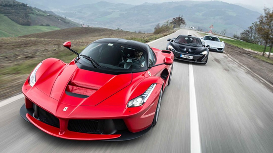 Ferrari LaFerrari, la Porsche 918 et McLaren P1