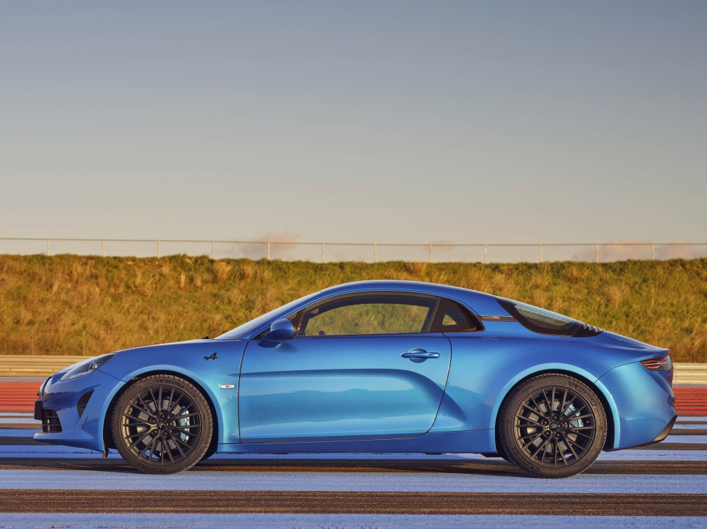 Alpine A110 sur le circuit Paul Ricard