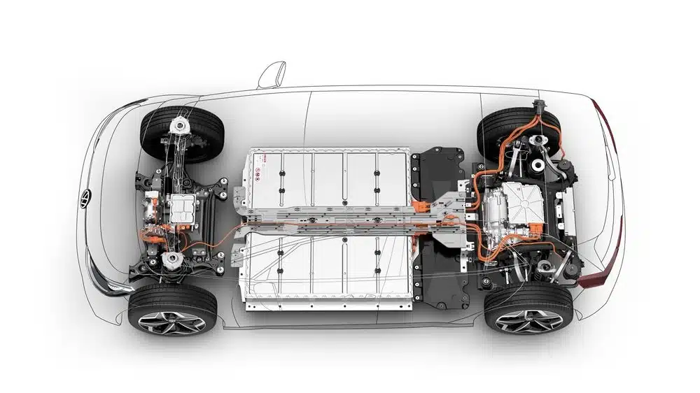 pack batterie d'une voiture électrique