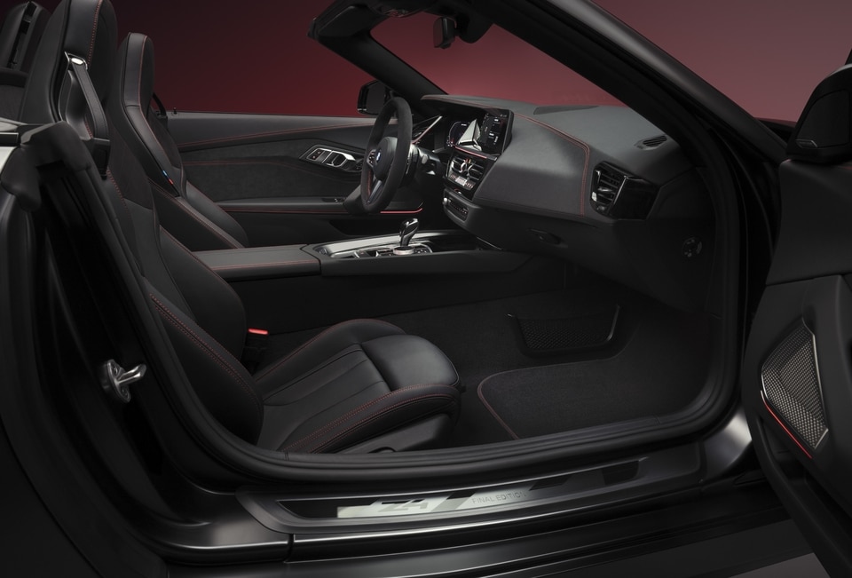 Intérieur de la BMW Z4 Final Edition (2026)
