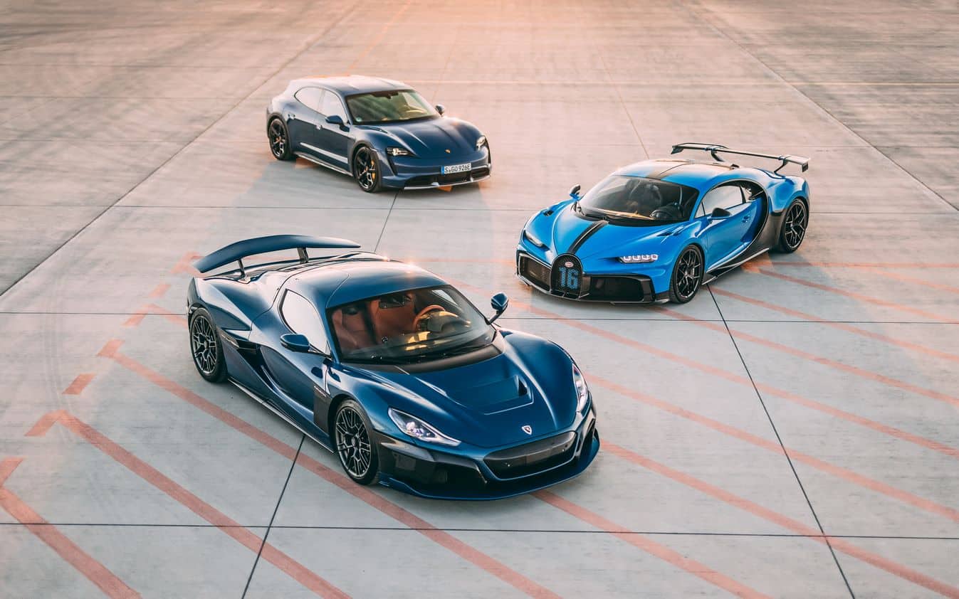 Porsche se sépare de bugatti et rimac